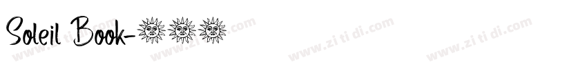 Soleil Book字体转换